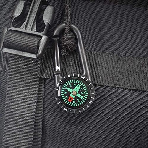 Azeeda 'Gecko' Compass Keyring