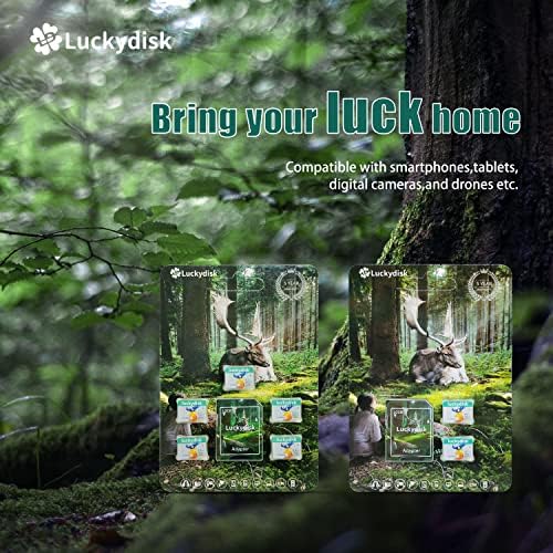LuckyDisk Micro SD Memory Card - Series Nature