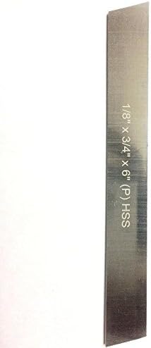 Conjunto de taurish de 5 lâminas de trapezoides HSS 1/8 x 3/4 x 6 para despedida de torno Corte e titulares de ferramentas