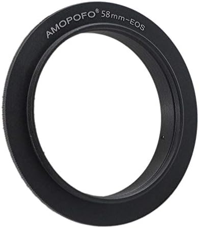 58 mm Lente macro Ring reversa compatível com para Canon EOS 90D 80D 70D 60DA 60D 50D 40D 30D T6 T7 T5 SL3 SL2 T8I T7I T6I T6S ​​T5i com EF-S 18-55mm lente de kit e lente de filtro 58mm