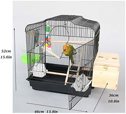 Razzum grande gaiola de pássaro portátil Viagem de pássaro Pet House Pet Large Metal Bird Cage Parrot Cage Canary Cage Parrot Cage