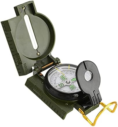 XXXDXDP Compússica portátil Militar de camping ao ar livre Mini Folding Lens Compass Exército Sobrevivência Precisa Pointing