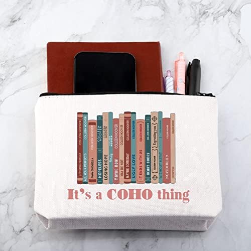 Presente de leitor de bookworm mnigiu é uma coisa coho coofic saco cosmético Bibliófilo Coho Book Lover Gift Bookish Merch