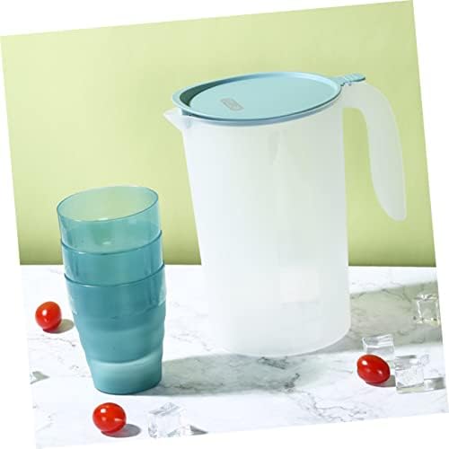 Hanabass 1 conjunto de água fria jarro imbecil Mimosa Clear Kettle Beverage Refrigerador Plástico Pedra de chá de gelo