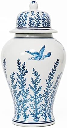 Jarra de gengibre para qualquer sotaque de decoração de casa, jarra geral de porcelana chinesa, artesanato pintado