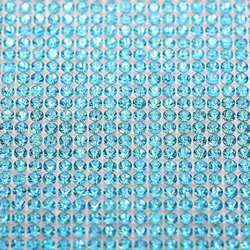 NA 24 * 40cm Cristal Glass Diamond Mesh Glue traseira cola de derretimento Hot Colo