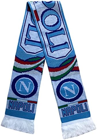 Napoli Nápoles | Lenço dos fãs de futebol | Malha acrílica premium