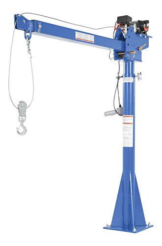 Vestil WTJ-20-4-DC 12V DC LIFT CRANE, AÇO, 2000 LB. Capacidade, comprimento do cabo de 46 ', altura de 68-13/16