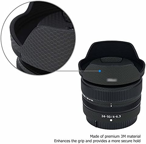 Kit de embrulho de protetor de pele anti-desgaste anti-arranhão para Nikon Nikkor Z 24-50mm F4-6.3 Lente Body Capt Cap