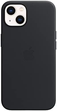 Caso de couro Apple iPhone 13 com MagSafe - meia -noite