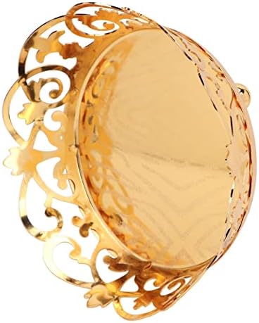 Gold Candies Bowl, Bandeja de lanches durável de estilo retrô de vários propósitos belos práticos para casa
