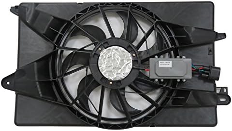 TYC 623340 Montagem do ventilador de resfriamento Compatível com 2014-2020 Jeep Cherokee, Black