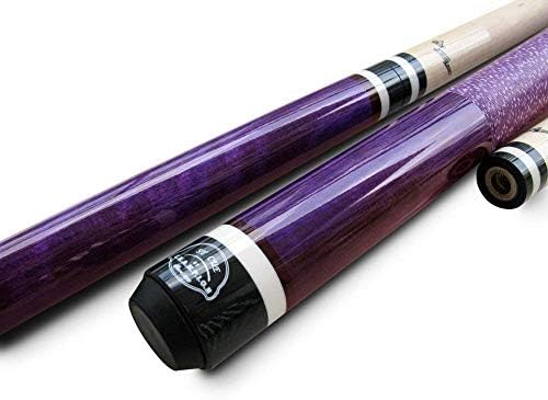 49% de desconto em venda - Champion St Irish Wrap Purple Maple Pool Cue, Black/White/Purple/No Case, Campeão Sport/Cuetec