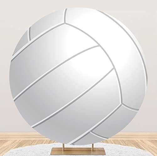 Leyiyi 7.5x7,5 pés de basquete redondo capa de pano de fundo marrom basquete marrom cenário de basquete de basquete de basquete