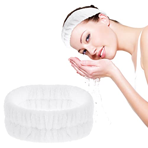 Wllhyf Spa Facial Facial Head Band, maquiagem Bandas de cabeça Terry Banda de cabelo para lavar o rosto de ioga Sports