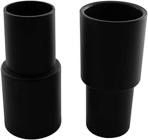 Adaptador de limpeza de pó Longdex 2pcs 1-3/8 '' a 1-1/4 '' Adaptador de mangueira de vácuo de 35 mm a 32 mm Redutor compatível com