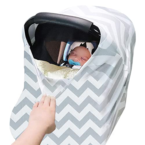 Capas de assento de carro para bebês - dossel de assento de carro para meninos meninas, tampas de amamentação de enfermagem
