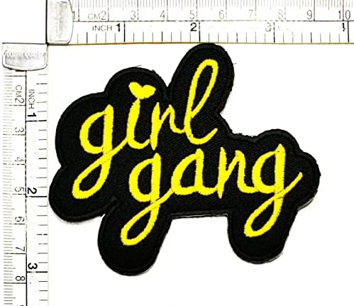Kleenplus amarelo gangue gangue slogan slogan word de quadrinhos engraçados desenhos animados patches bordados patches