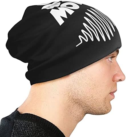 Djoamyo gorro de chapéu para homens rapper ártico macacos tampa de crânio desleixado para mulheres chapéus de malha preto