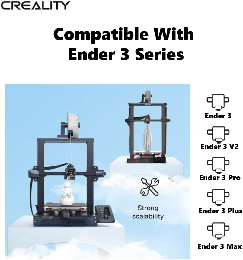 Kit de extrusão de acionamento direto da Creality, kit de atualização do novo Sprite Extrusher Pro para Creality Ender 3/Ender 3 V2/Ender 3 Pro/Ender 3 S1/Ender 3 Max/Cr-10 Smart Pro 3D Impressoras