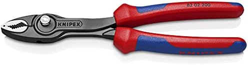 Knipex Tools 82 02 200 alicate de articulação de deslizamento Twingrip, 8 polegadas