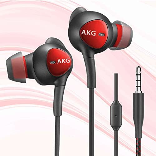 Wired 3,5 mm Jack Durável Earbuds Weebuds W Controle de microfone e volume, Bass Deep Bass Clear Sound Isolating em fones de