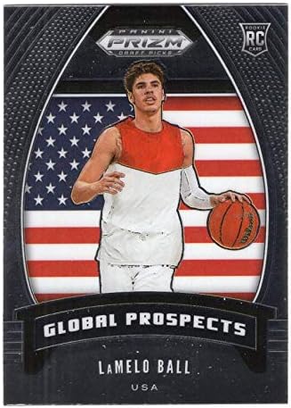 2020-21 Panini Prizm Draft Picks 98 Lamelo Ball RC ROOKIE International Basketball Trading Card