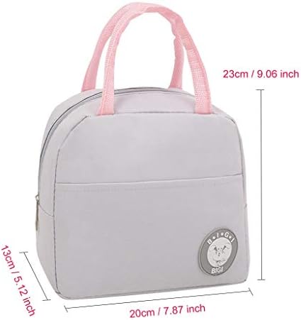 Bolsa de desenho térmico aqyauyt bolsa de moda de moda fria transportar almoço portátil bento lancha impressa pequena para lancheira