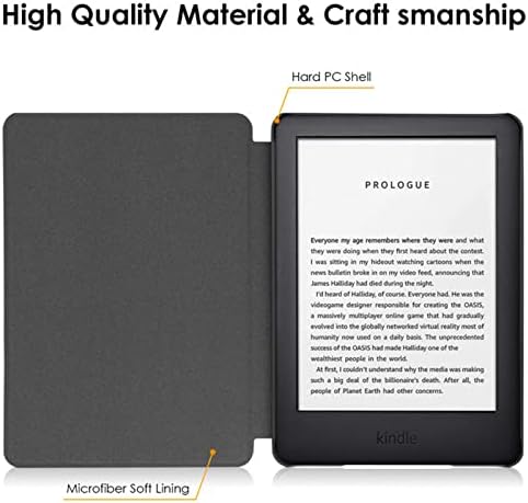 Yys New Kindle Basic Case, capa de couro PU premium com despertar/sono automático