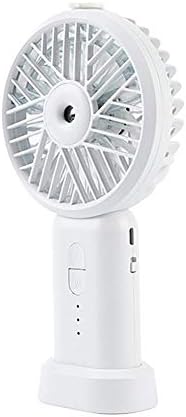 Fã de mão portátil de Liliang-portátil, 3 velocidades de ventilador de refrigeração evaporativo para ventilador de ar condicionado espacial externo com umidificação-branco 18 * 9 * 4cm bmzdlfj-1