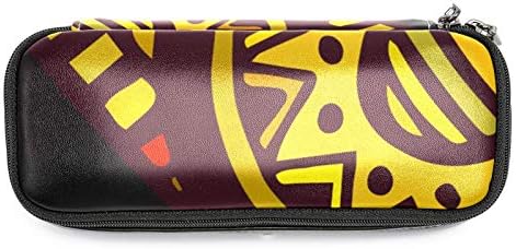 Decoração colorida-beleia-reptile 84x55in Saco de caneta de lápis de couro com bolsa de armazenamento de papelaria