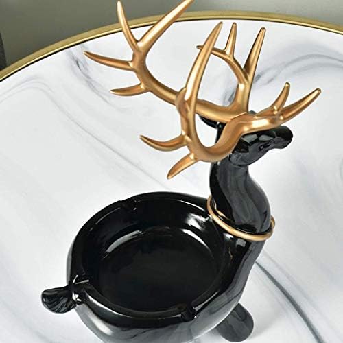 Bandeja de cinzas de resina ， bandeja de cinzas de mesa ， resina cinzeira personalidade veado da sala de estar decoração de chá