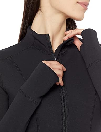 Essentials Women's Active Sweat zip através da jaqueta