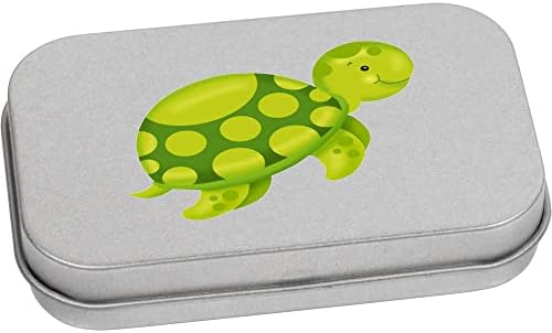 Azeeda 'Turtle' Metal Articled Stationery Tin / Storage Box