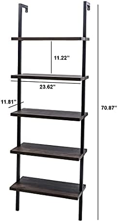 Estante de estante montada na parede 5 prateleira de camada multiuso rack de armazenamento