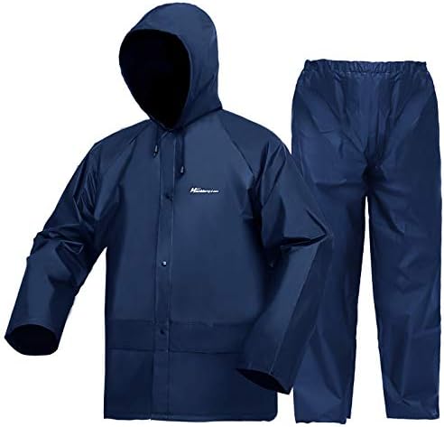 Ternos de chuva Hanmengxuan para homens Ultra-Lite Protetive Protective Rain Coats Rain Gear