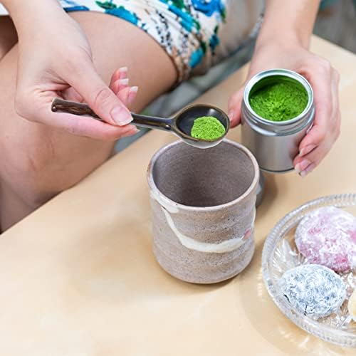 Doitool Coffee Shoping Sparring de estilo japonês colher de cerâmica redonda sopa de cozinha de mistura de mestrador