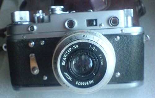 Zorki-2C russo russo Rangefinder Leica cópia Câmera Industar-22 Lens-Modificação muito rara