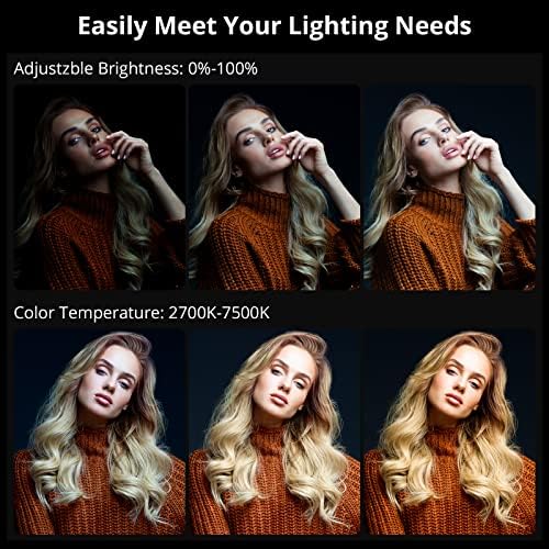 GVM 200W RGB Video Light, Iluminação de fotografia bi-Color Cob com arco-mount & DMX Control, Luz do estúdio do YouTube para gravação de filmes com App & 8 Lighting Effects, 2700k ~ 7500k CRI 97+, 98200LUX/0,5M