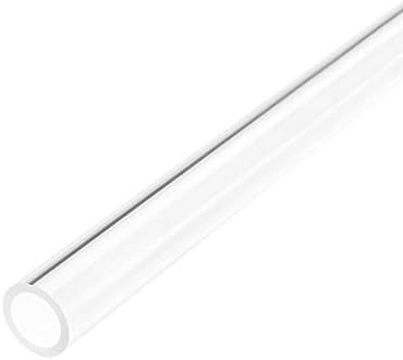 tubo de acrílico rígido limpo UXCELL 10 mm x 14 mm od x 0,5m tubo de tubo redondo