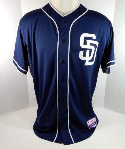 2015 San Diego Padres Pat Murphy 24 Jogo emitido na Marinha Jersey - jogo usado MLB Jerseys