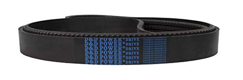 D&D PowerDrive 2R3VX560 BILHA VENDED V CEDGED V, BORRAGEM, 56 Comprimento, 2 banda