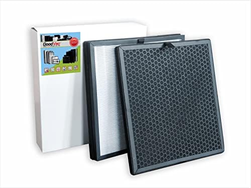 Substituição Goodvac H13 Kit de filtro HEPA verdadeiro compatível com Purificadores de ar Samsung Cube AX9500 CFX-H100/GB
