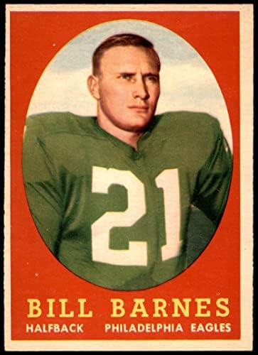 1958 Topps 4 Bill Barnes Philadelphia Eagles Ex/Mt Eagles Wake Forest