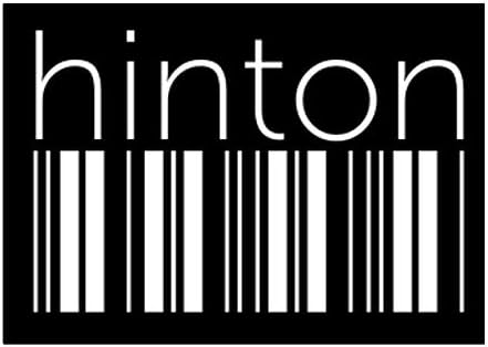 Teeburon Hinton Lower Barcode Sticker Pack x4 6 x4