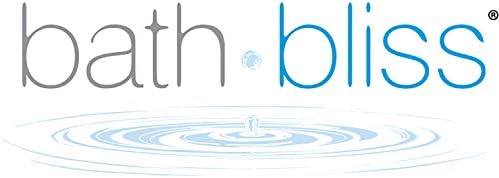 Bath Bliss Ceramic Dome Brush & Suports Conjunto, decorativo, moderno, independente e de limpeza pesada e escoitos de banheiros,
