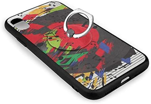 Capitão Viking Caixa de telefone personalizada com suporte aquário de aquarela anel do anel do anel do telefone celular PC Hard