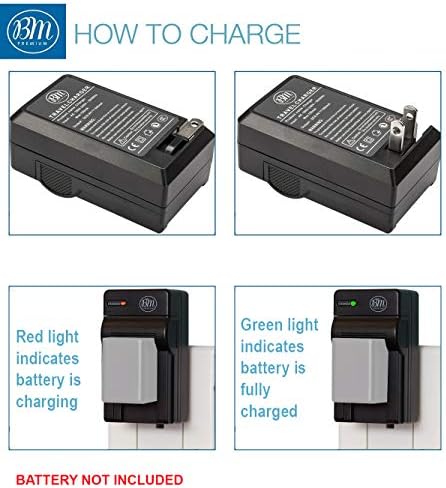 BM Premium BP718, BP727 Battery Charger for Canon HFR80, HFR82, HFR800, HFR70, HFR72, HFR700, HFM52, HFM500, HFR30, HFR32, HFR300,