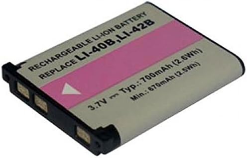 PowerSmart 3,7V 700mAh Li-Ion Li-40b, bateria Li-42b para Olympus µ 820 µ 830 µ 840 µ 850 SW µ Tough-3000 µ-5010 µ-550wp µ-7020 µ-7030 µ-7040 μ-7050