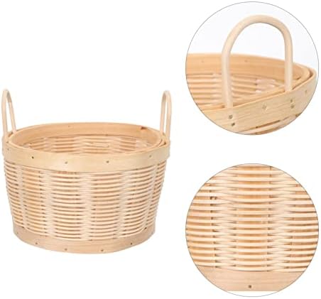 Recipientes de cestas de pão de pão tecido de cesta de pão de pão tecido de cesta de pão de pão de cestas de cestas de casca de